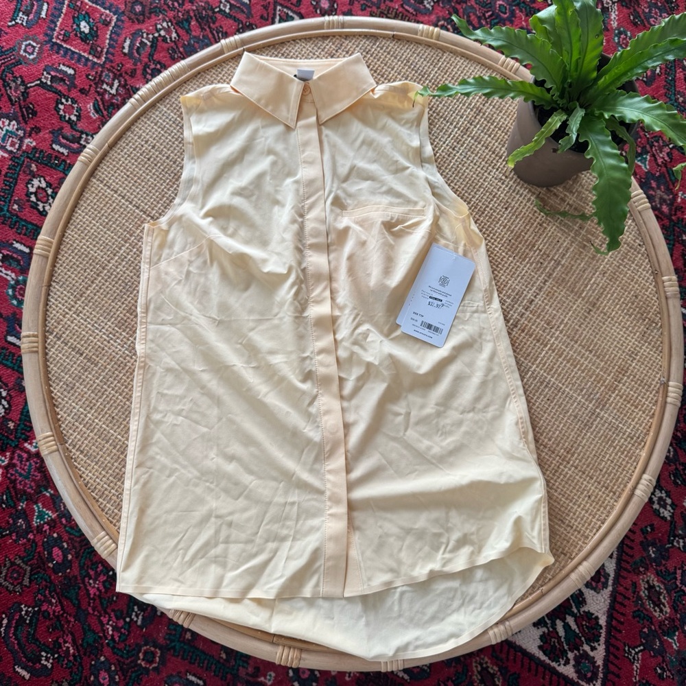 NWT Athleta Urbanite II Tank Size XXS Lunaria Yellow
